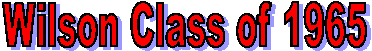 Wilson Class of 1962