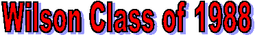 Wilson Class of 1962